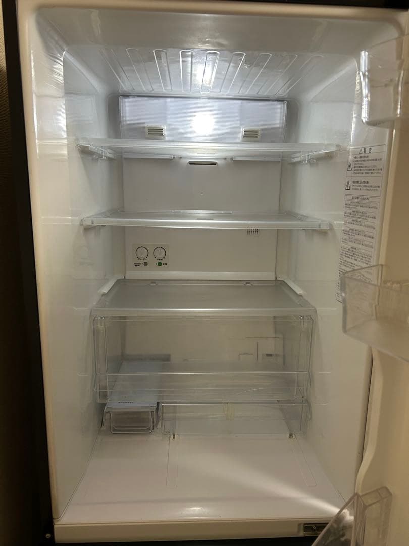 ブラック冷蔵庫 上下二段式(AQUA)