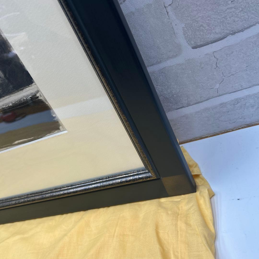 5787 橋本清一 ルンガルノ・コルシーニ ◆パステル画 肉筆◆直筆サイン有