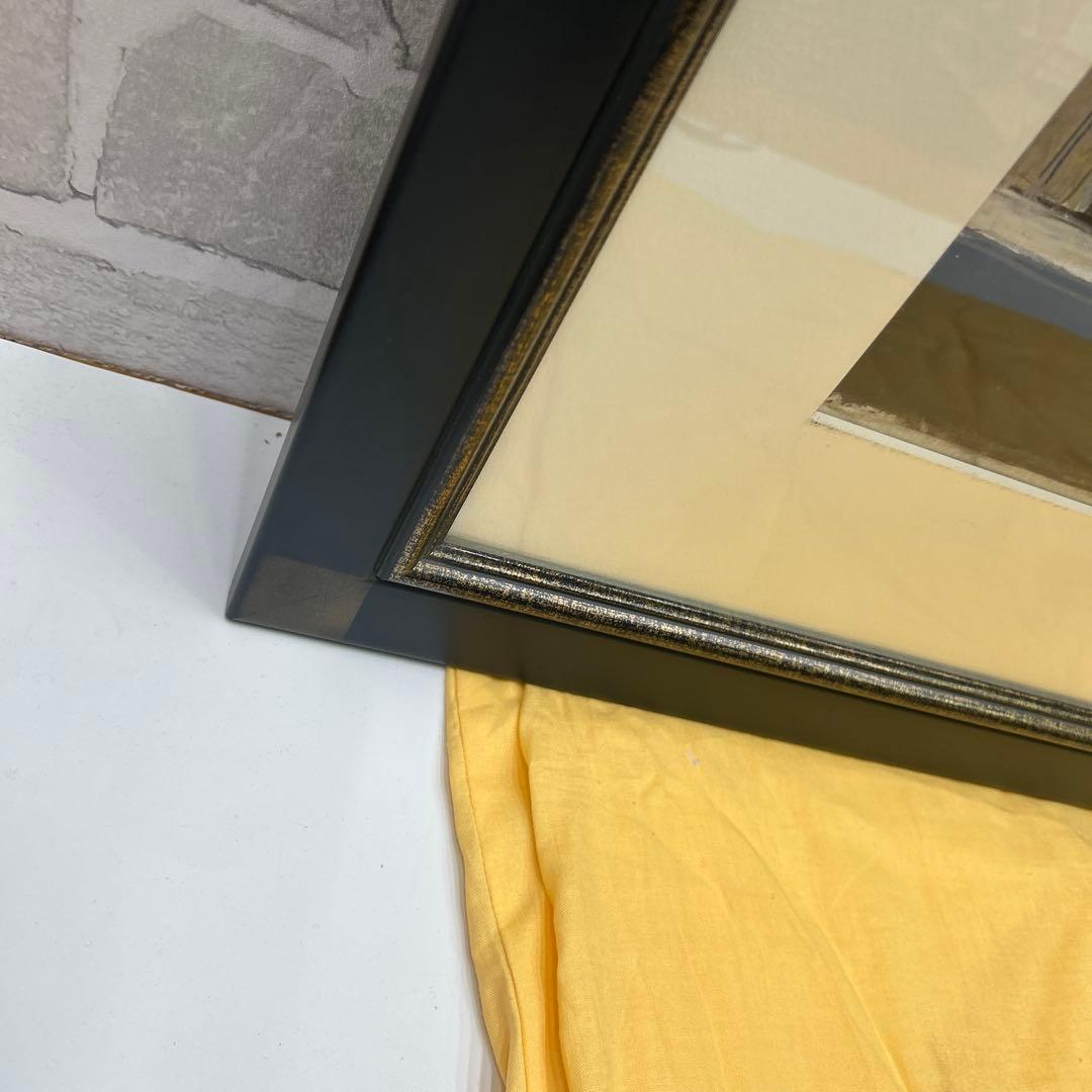 5787 橋本清一 ルンガルノ・コルシーニ ◆パステル画 肉筆◆直筆サイン有