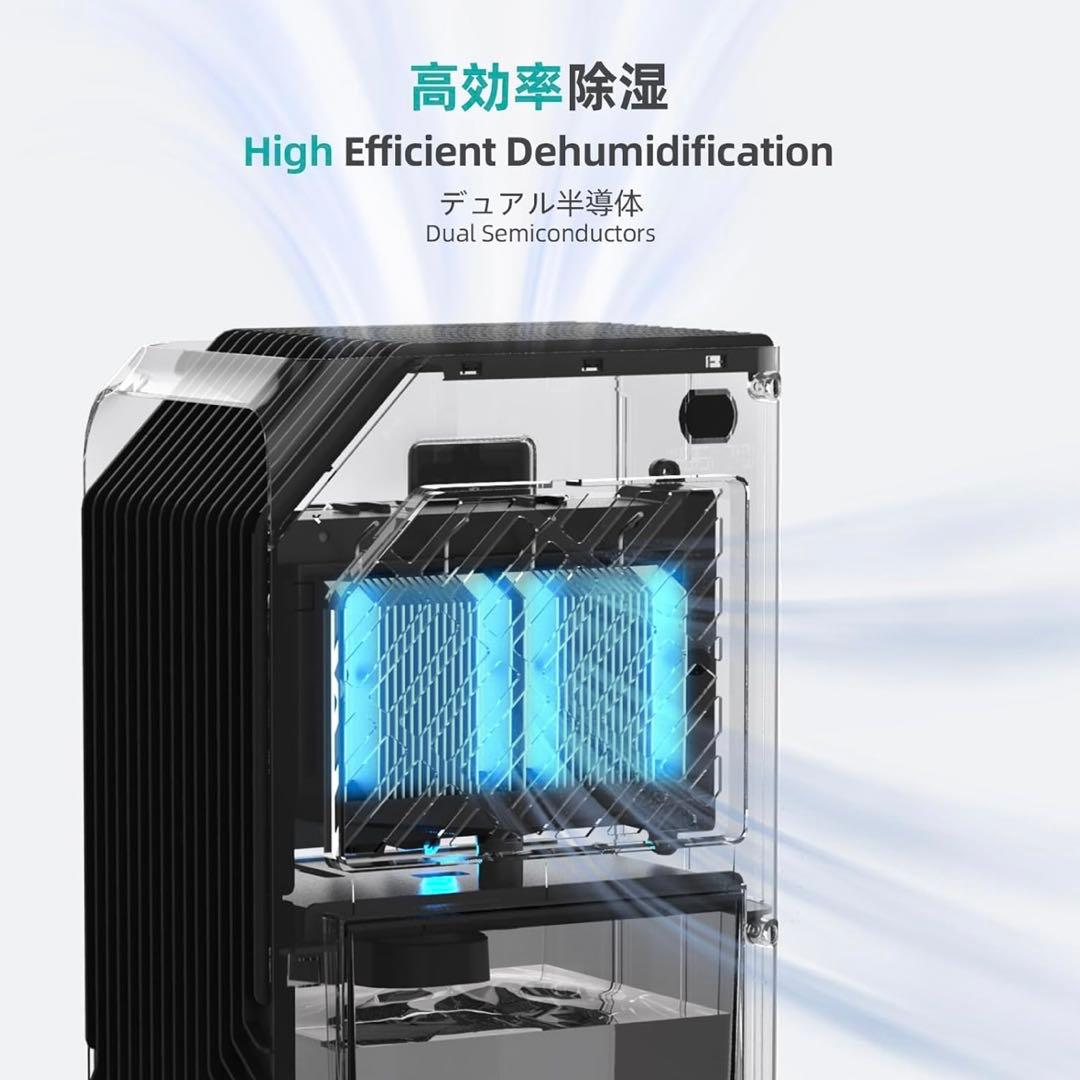 除湿機 衣類 乾燥 除湿 2.5L 強力 静音 満水自動停止 タイマー付き