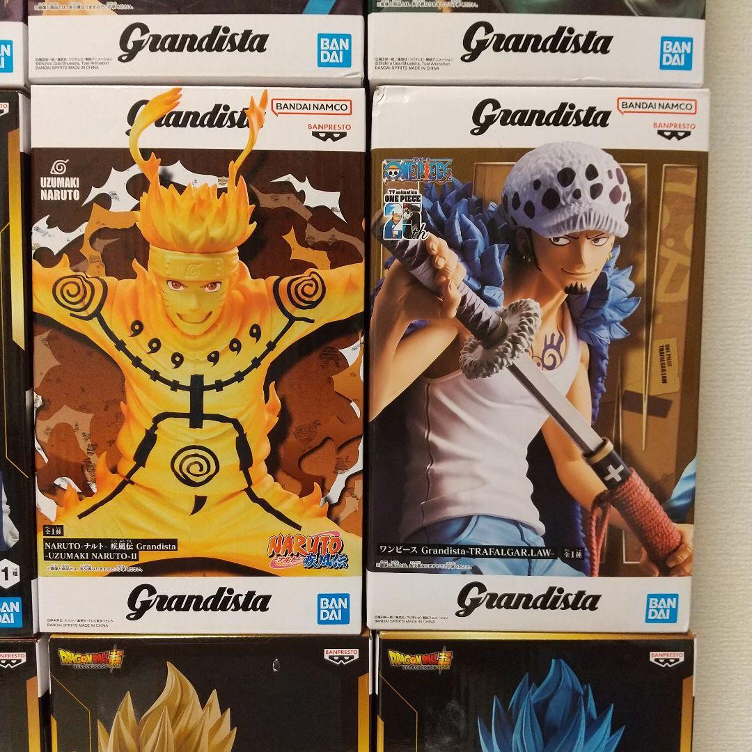 ドラゴンボール ワンピース ナルト Grandista フィギュア 12体セット