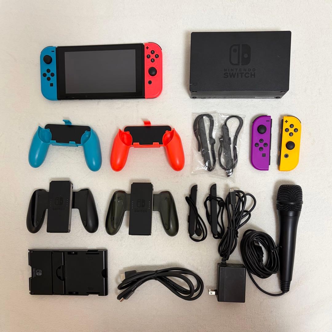 Nintendo Switch 本体 青/赤 Joy-Conその他多数付属
