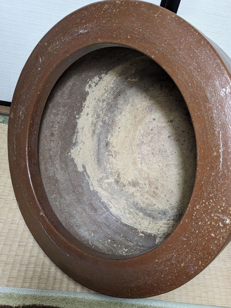 【水漏れ注意】明治時代 備前焼 火鉢 置物 植木鉢 プランター ガーデニング