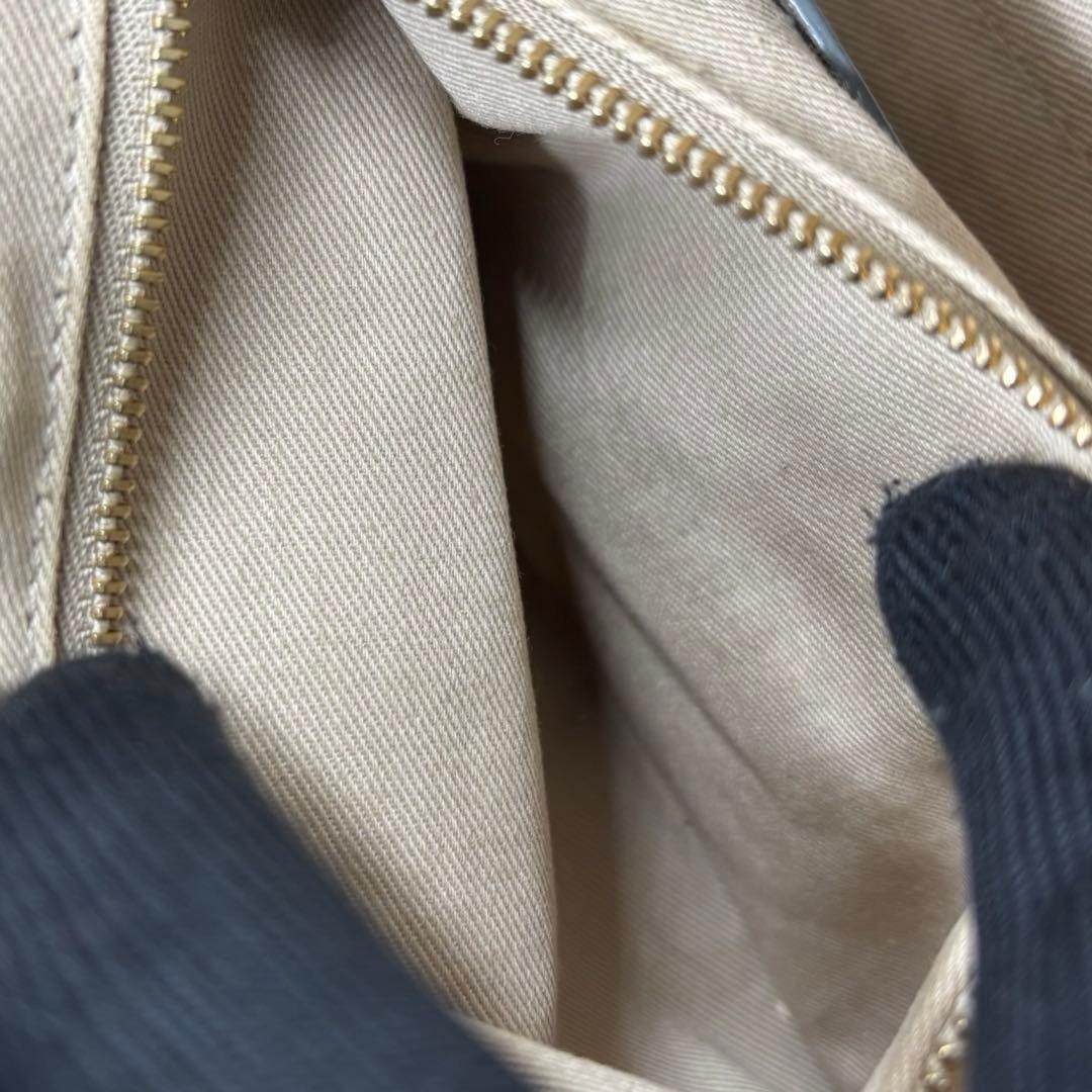 【ヴィンテージ】シーバイクロエ　2way ショルダーバッグ　ハンド　ロゴ金具