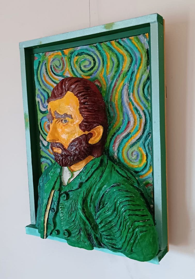 「ゴッホの自画像」（未来絵画）