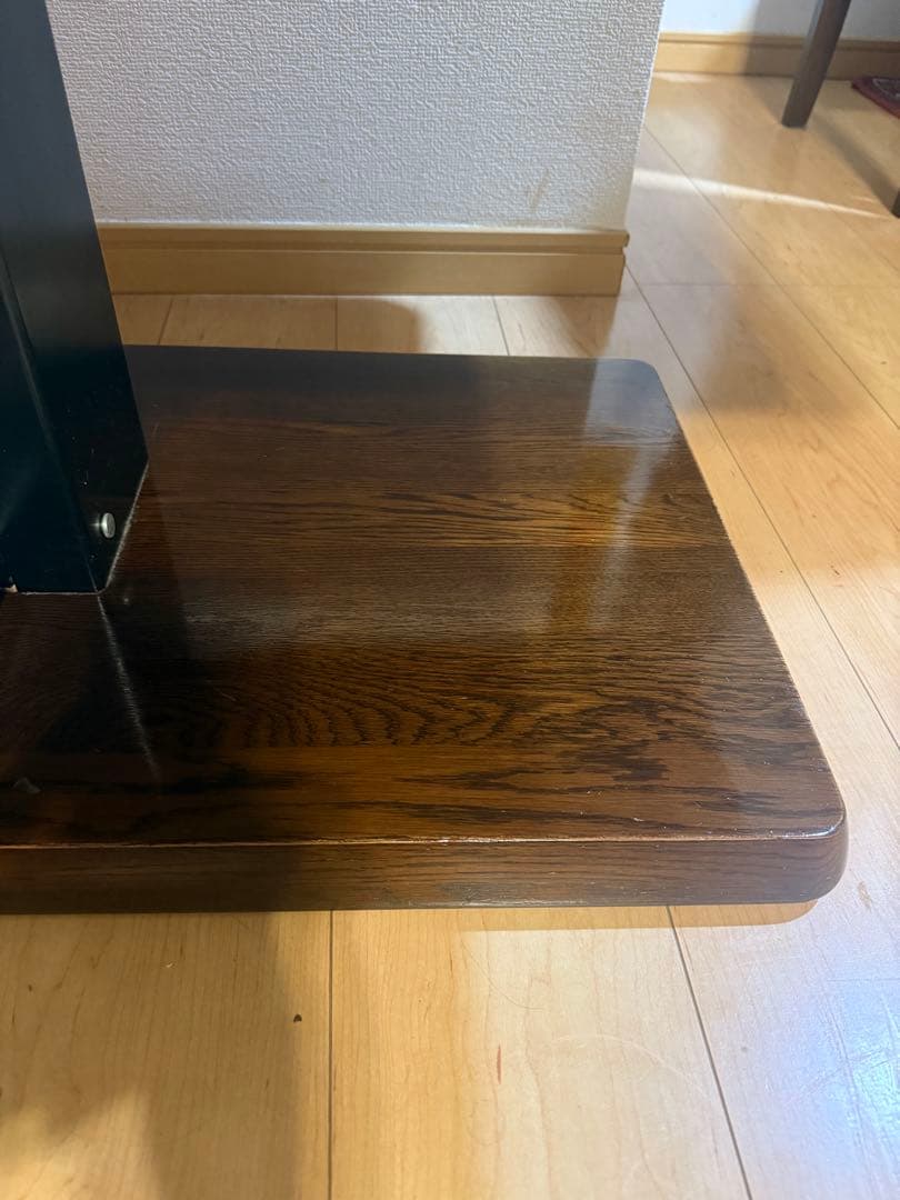 【美品即決のみ】IDC大塚家具ダークブラウン 木製 ダイニングテーブル