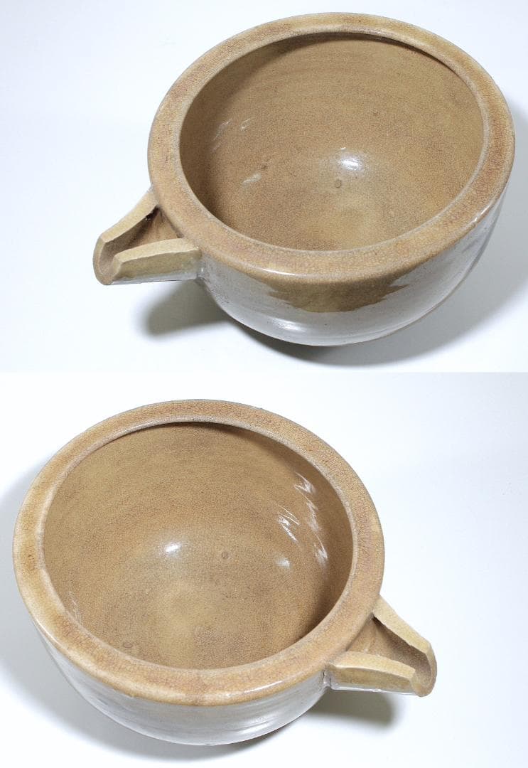 江戸後期-明治 絵瀬戸 紅葉文 片口