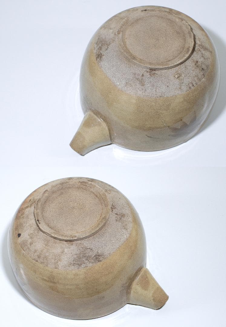 江戸後期-明治 絵瀬戸 紅葉文 片口