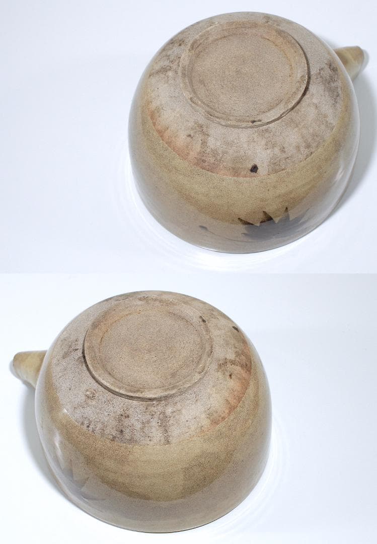 江戸後期-明治 絵瀬戸 紅葉文 片口