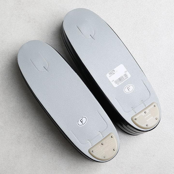 【新品】振袖用 草履バッグセット　ジャガード織り　黒　草履24cm