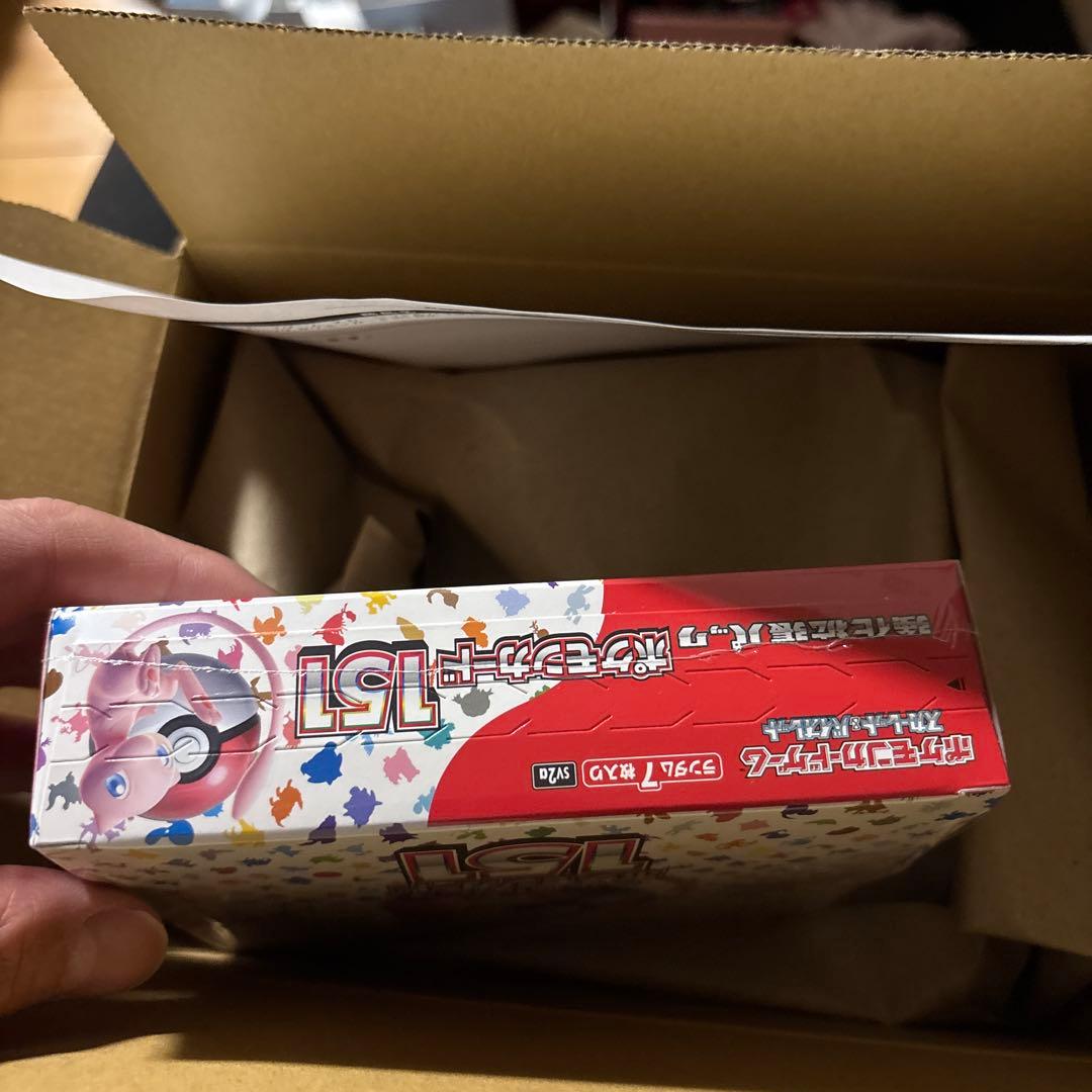ポケモンカード 151 box シュリンク付き 1box 【新品未開封】