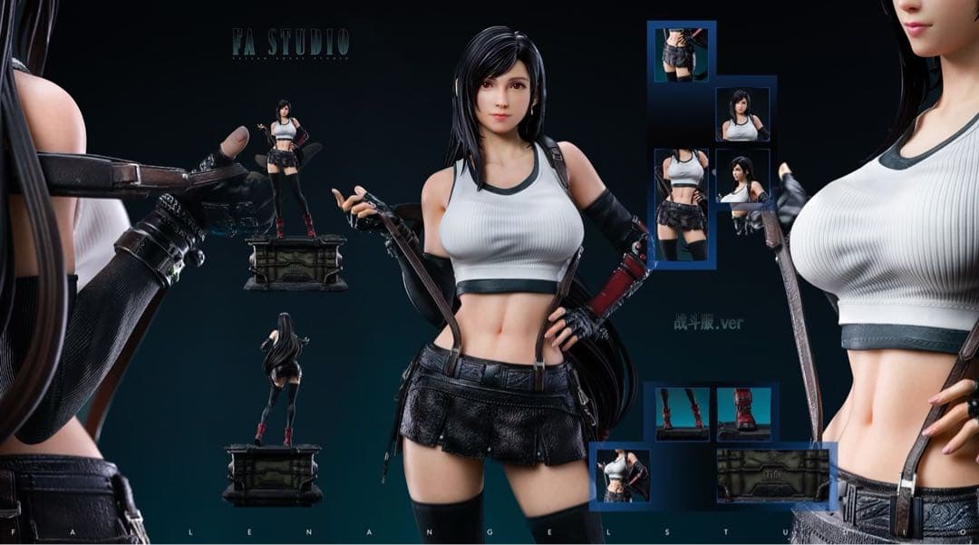 ファイナルファンタジー ティファ ロックハート 豪華版2体セット フィギュア新品