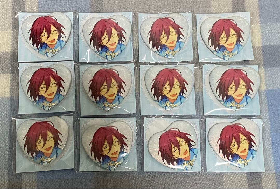 【新品未開封】 あんスタ 中国 3周年 限定 誓約缶 ハート缶 缶バッジ 七種茨