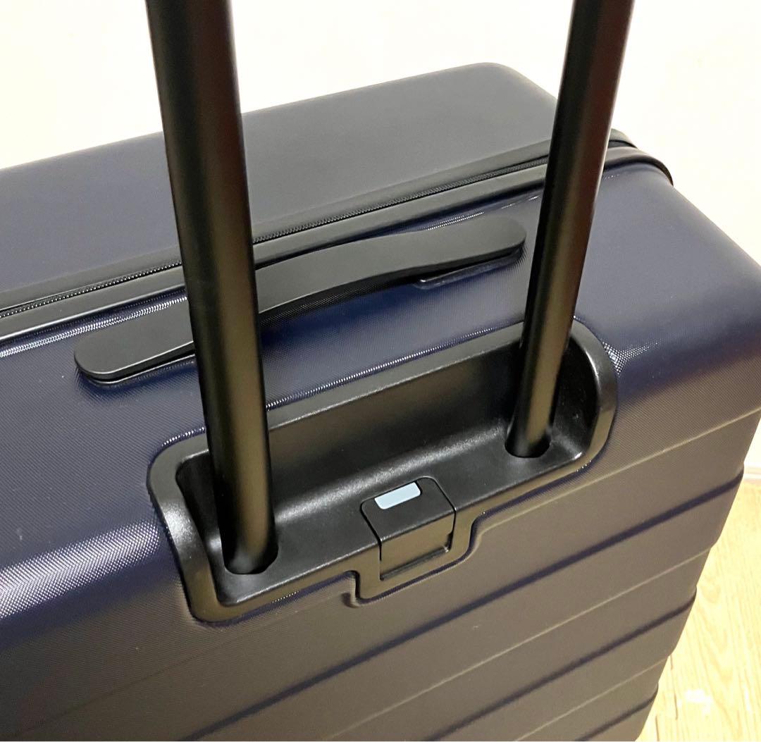 美品 送料無料 無印良品 キャリーバーの高さを自由に調節できるハードキャリー