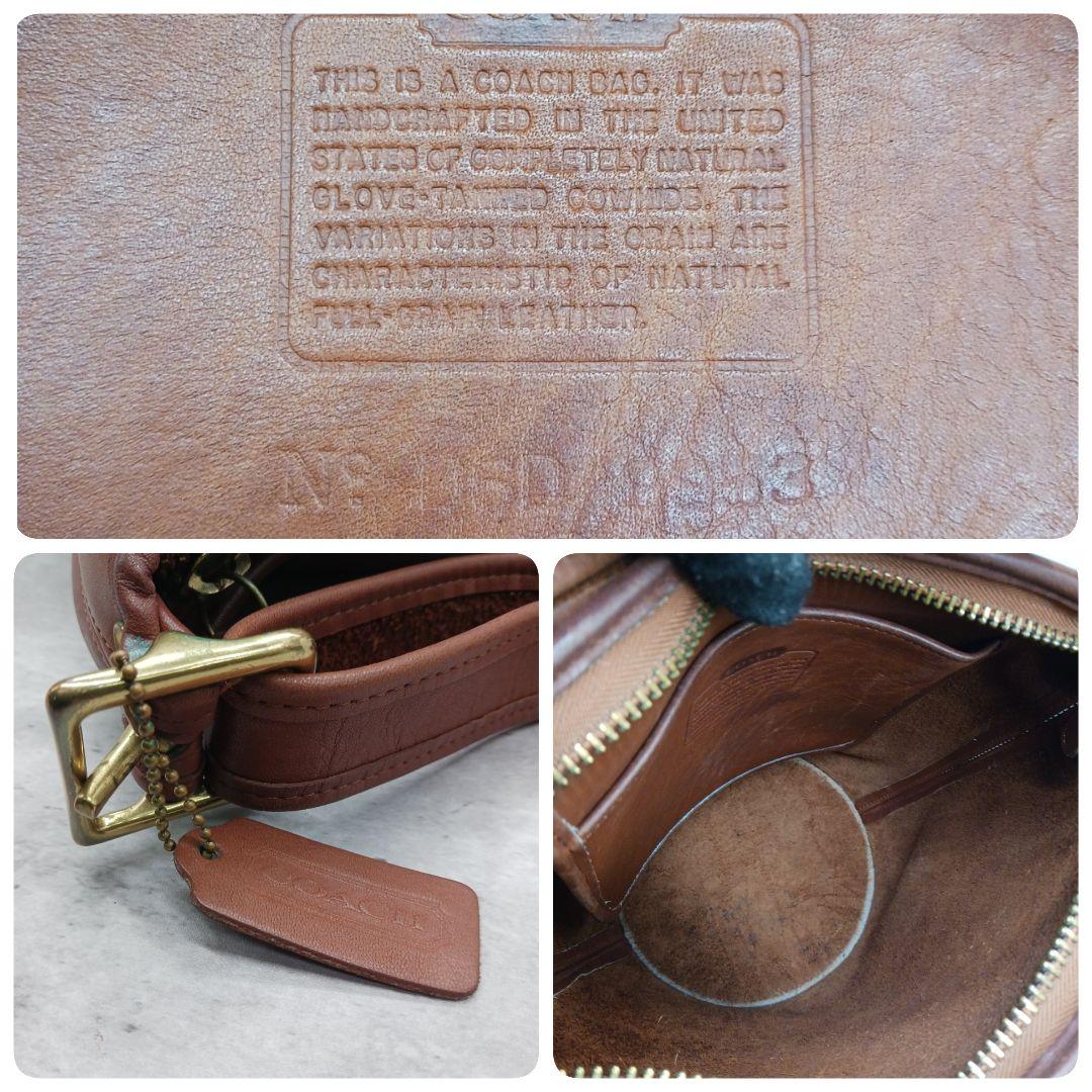 美品✨ オールドコーチ バケツ型 ショルダーバッグ ブラウン レガシー 9953