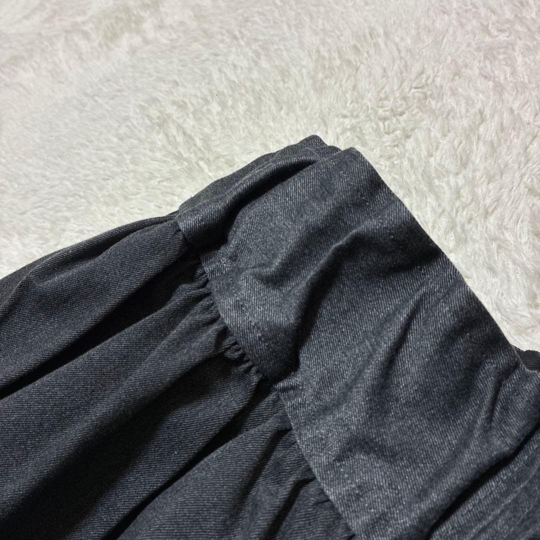 FIR MUM フィルマム　サルエルパンツ　グレー　コットン　ポリエステル