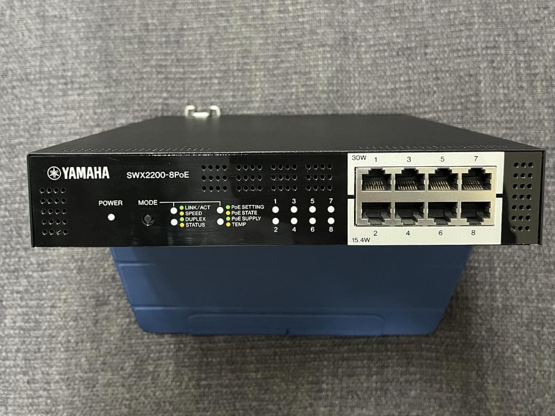 YAMAHA SWX2200-8PoE スマートL2 スイッチ 中古美品