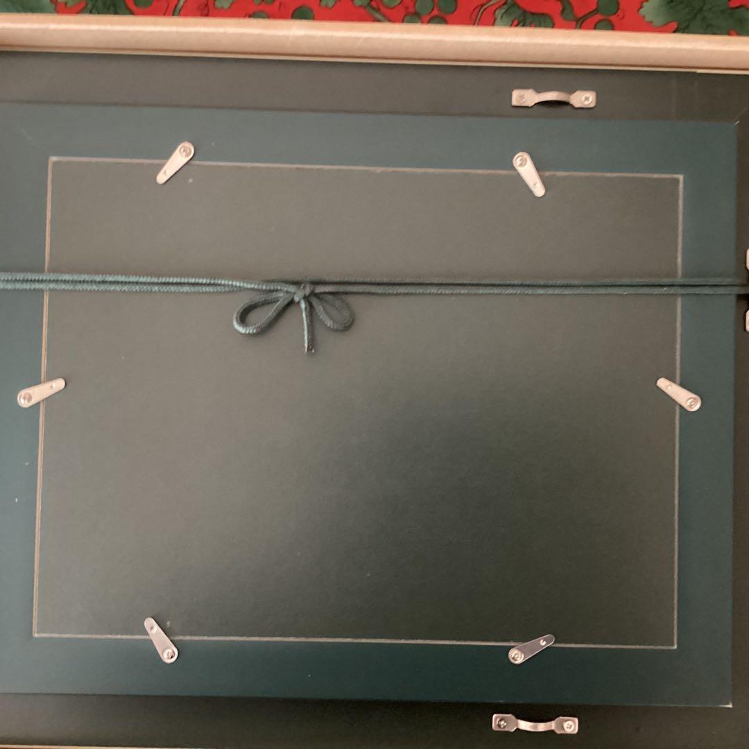 佐野千恵子　タイトル【梟　之　図】　新額装　直筆サイン有り　　真作保証　A A