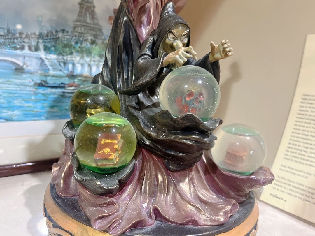 【希少・限定】ディズニーギャラリー＊Evil Queen スノーグローブ＊白雪姫