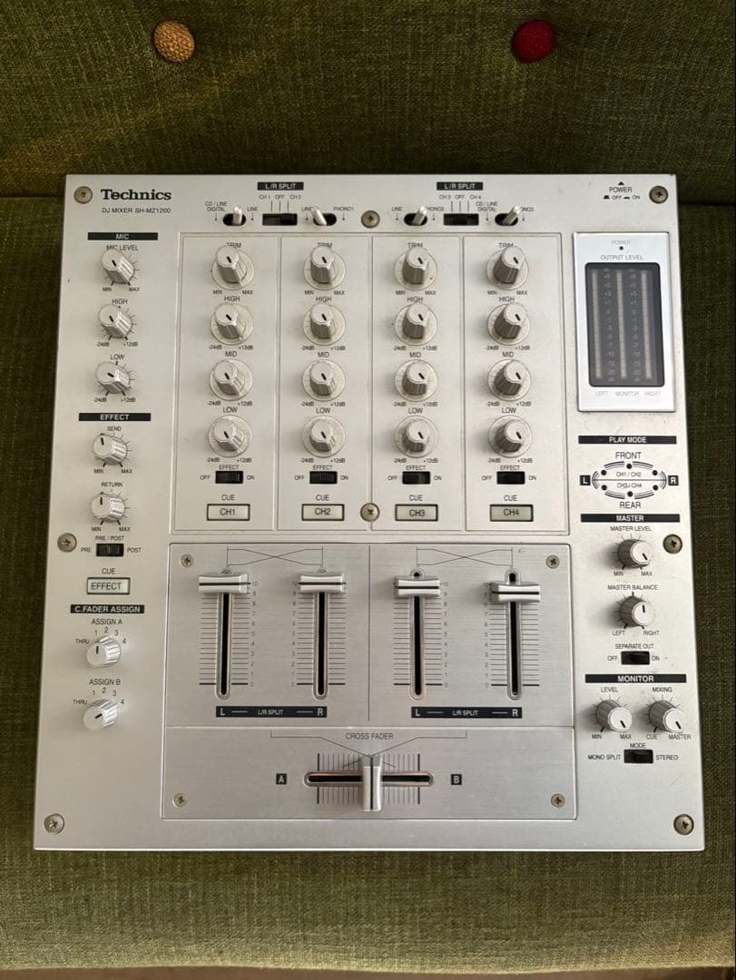 Technics　SH-MZ1200　DJミキサー　4ch　動作確認済み