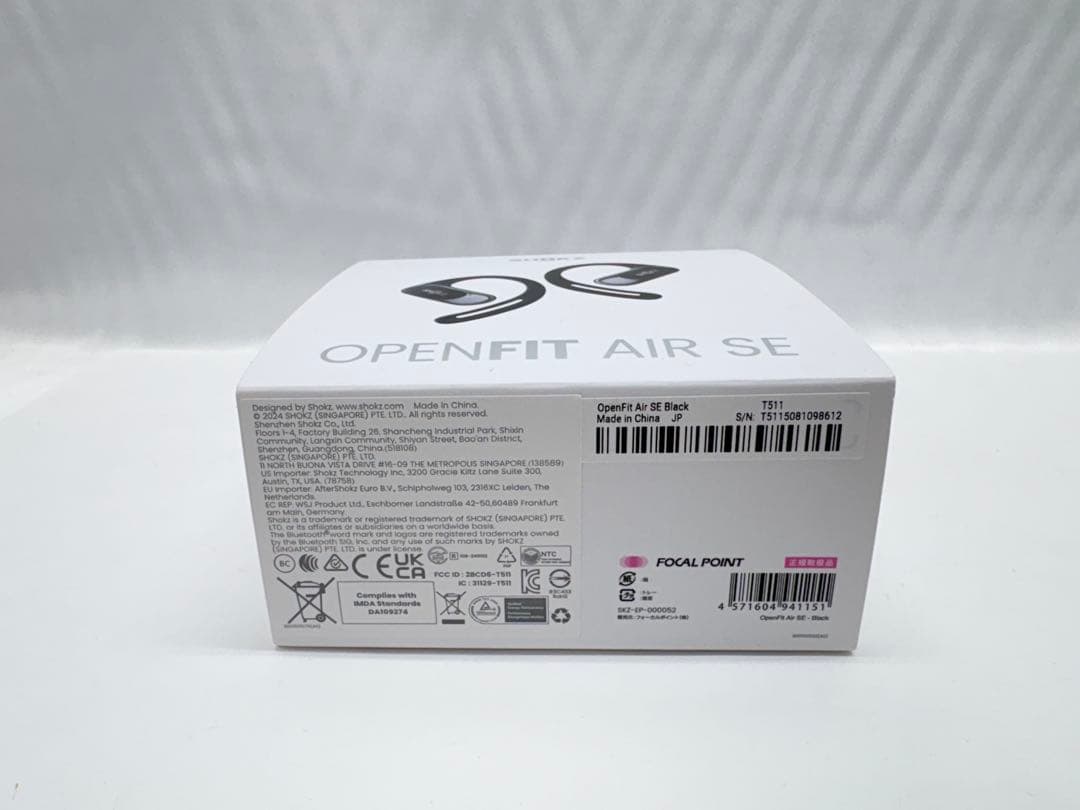 SHOKZ OpenFit Air SE オープンイヤー型 イヤホン 防水