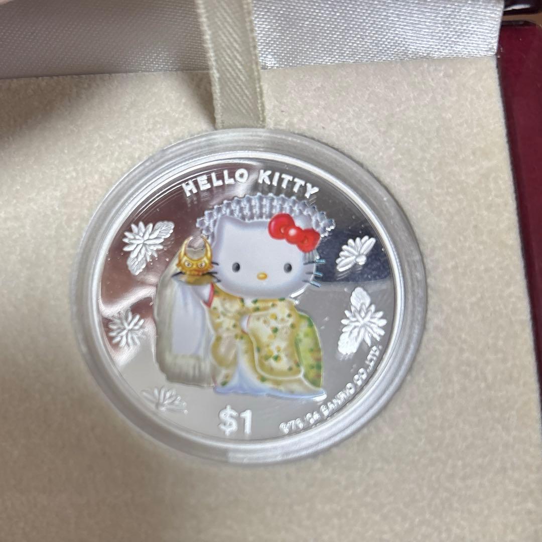 ハローキティ 30周年 記念銀貨
