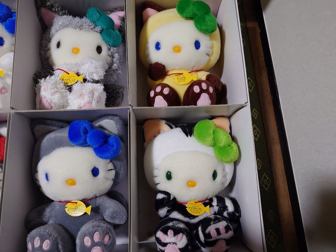激レア ハローキティぬいぐるみセット 10体 世界のネココレクション