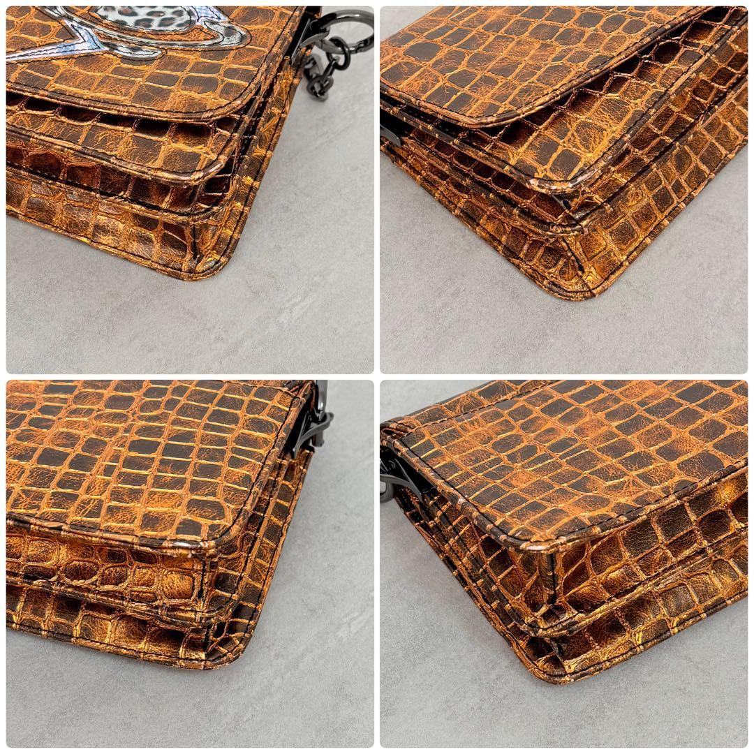 Vivienne Westwood チェーンショルダーバッグ レオパードオーブ