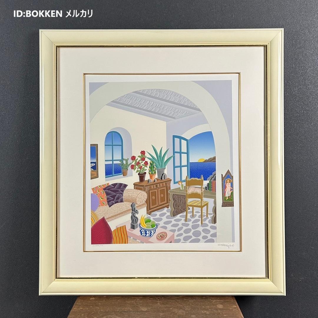 美品 トーマス・マックナイト「カラファティ」シルクスクリーン 直筆サイン入