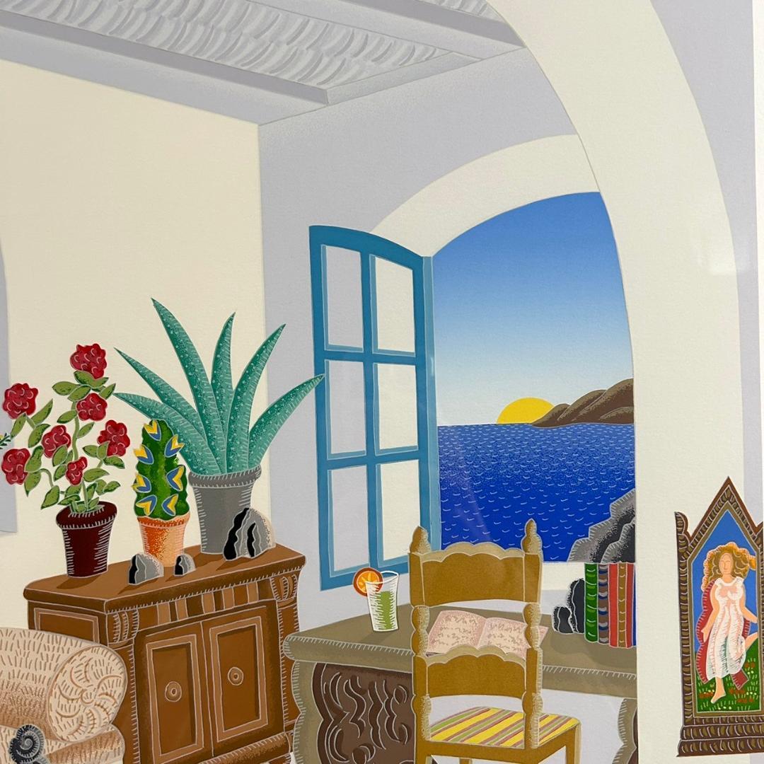 美品 トーマス・マックナイト「カラファティ」シルクスクリーン 直筆サイン入