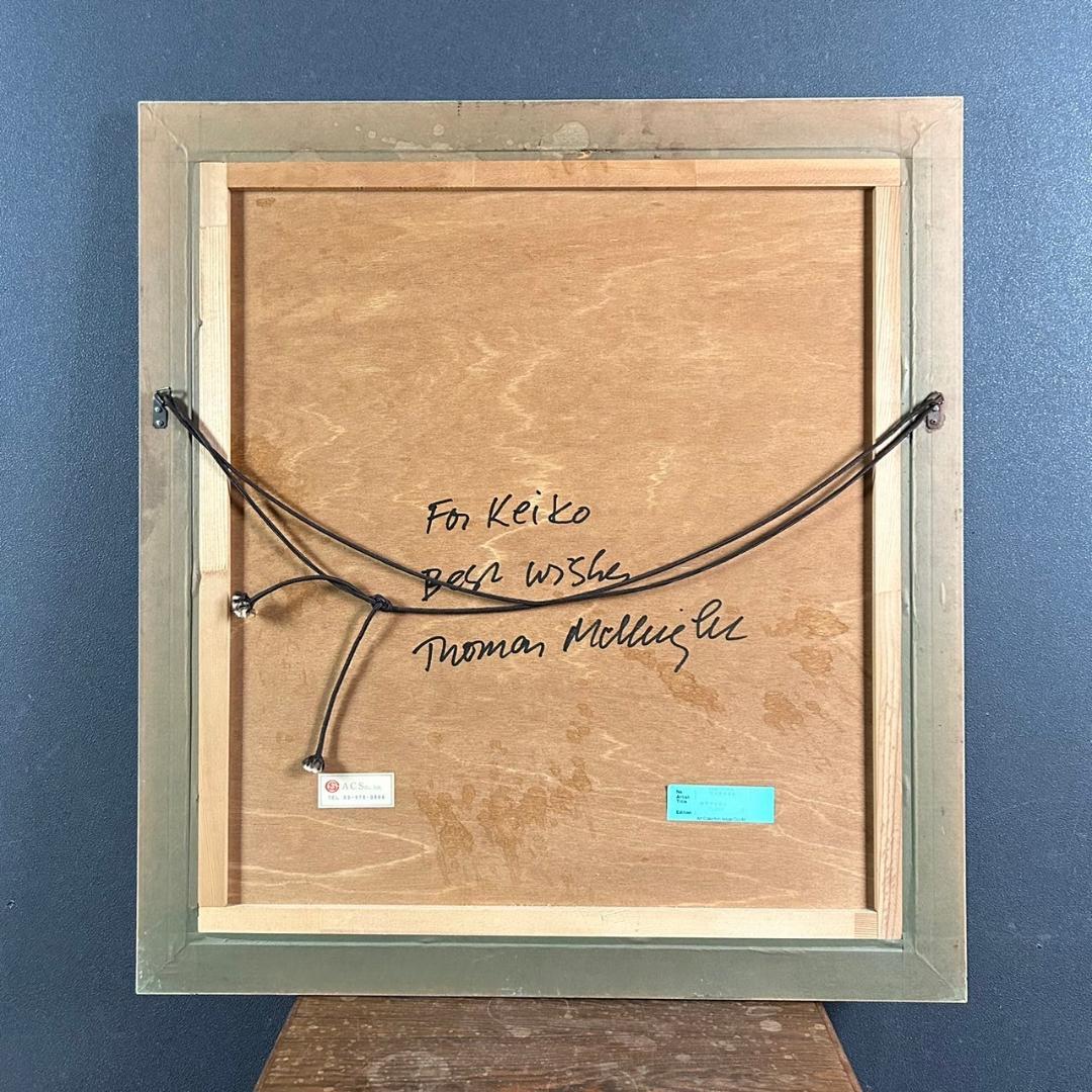 美品 トーマス・マックナイト「カラファティ」シルクスクリーン 直筆サイン入