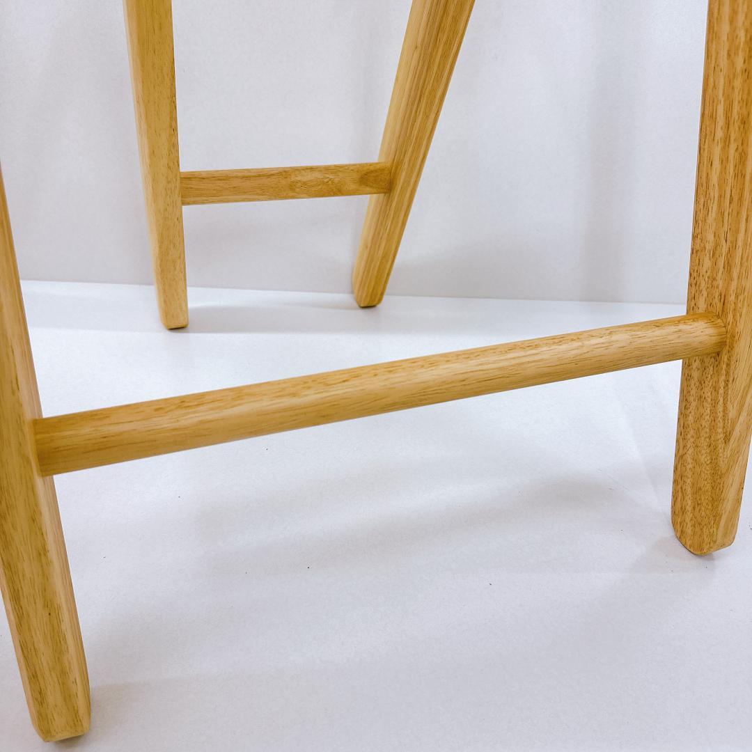 【美品】折り畳みハイスツール チェア 持ち運び簡単 グレー