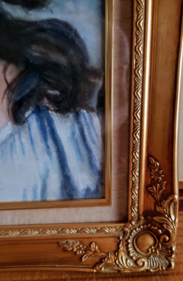 宮廷画家ビジェルブランの少女画です。油彩画模写