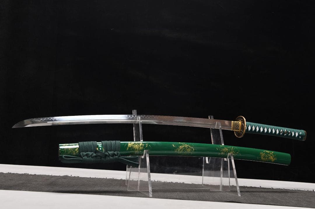 青竹小烏丸 日本刀 模造刀 居合刀 武士道 武蔵 鑑賞用 手鍛造打