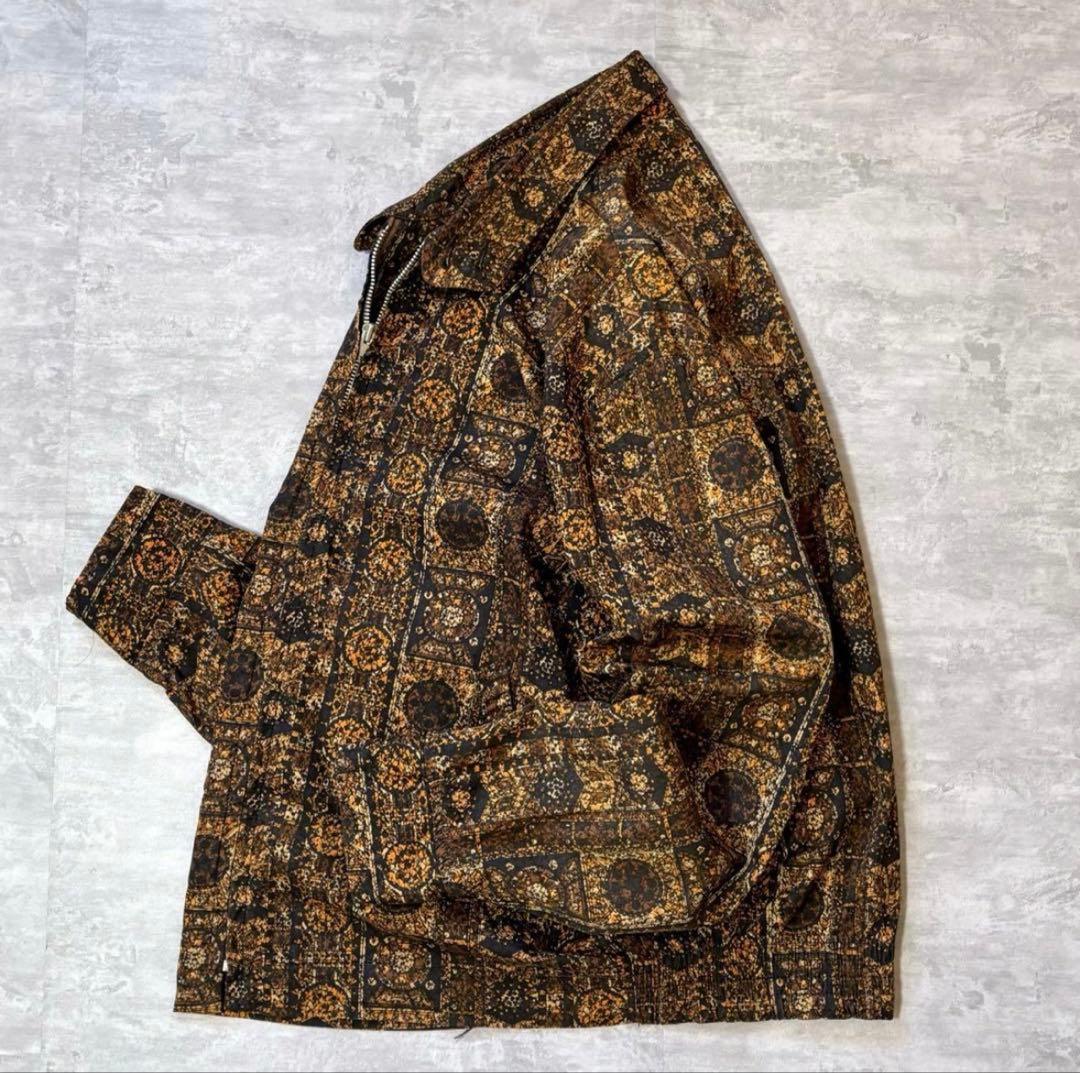 ★80s vintage McGREGOR 総柄 ハリントンジャケット