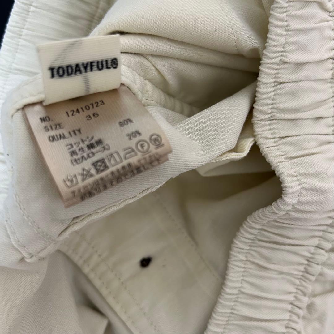 todayfulイージーチノパンツ(エクリュ36)