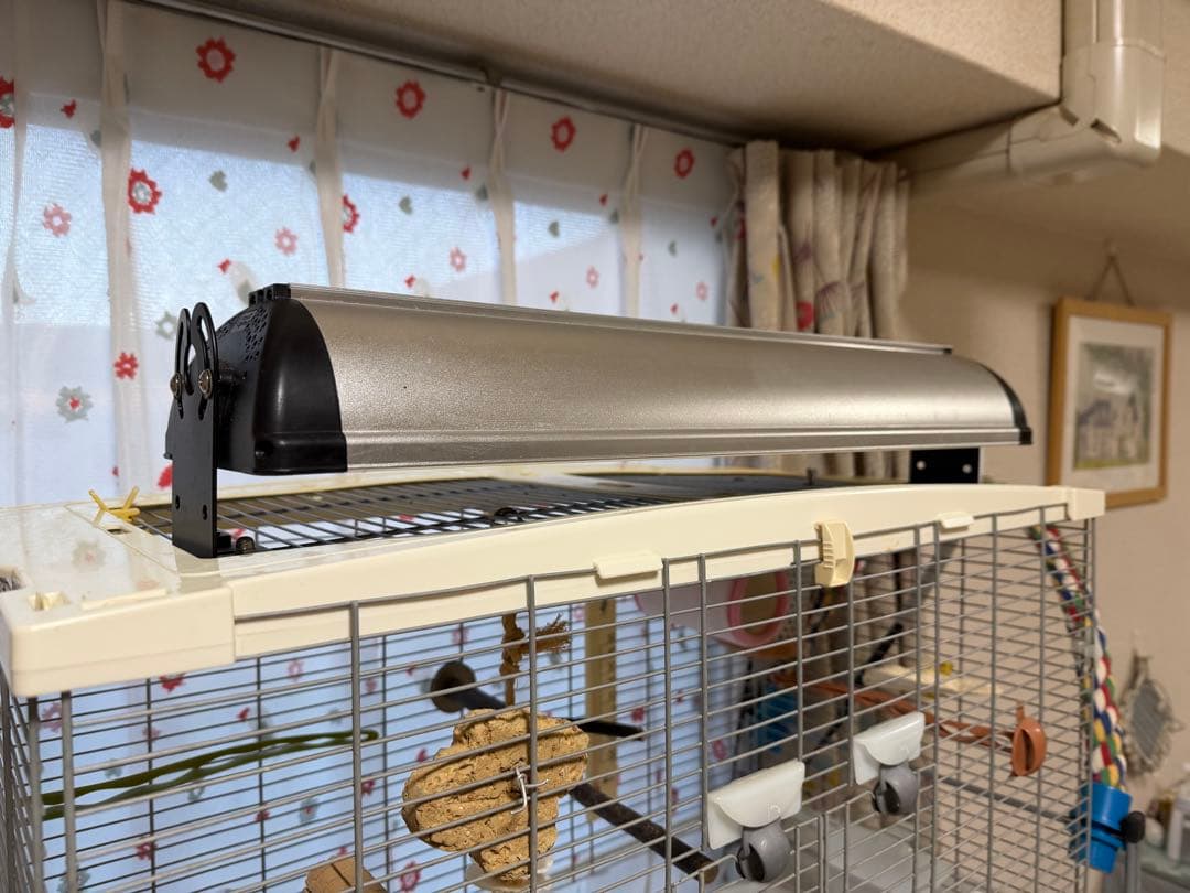 vision 鳥かご HAGEN 横網L01 ヒートランプ、日光浴ランプセット