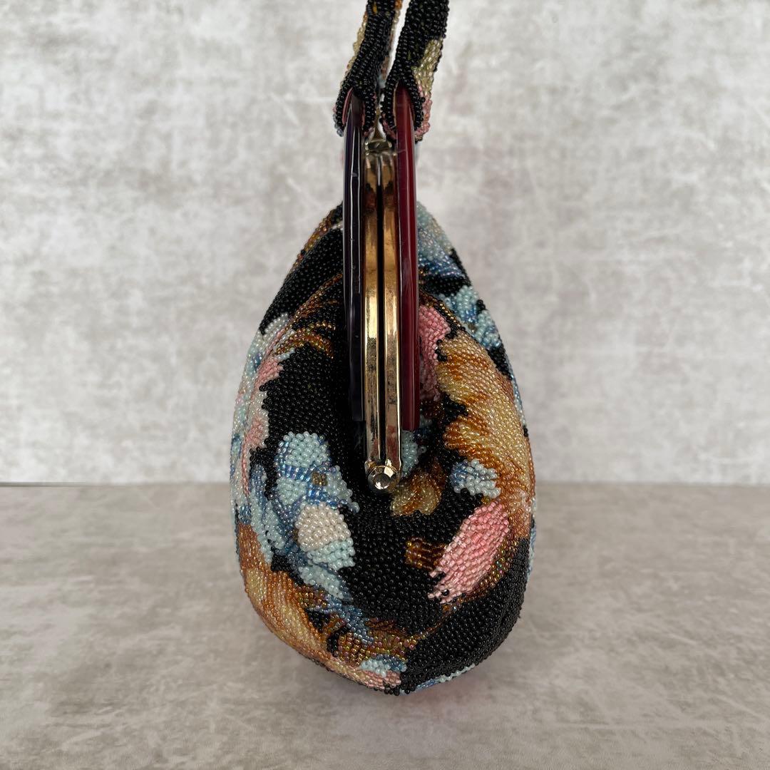 ⭐️一点物・美品⭐️総ビーズバッグ ヴィンテージ 着物 成人式 結婚式 パーティー