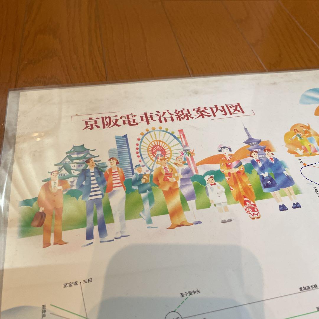 京阪電車沿線案内図