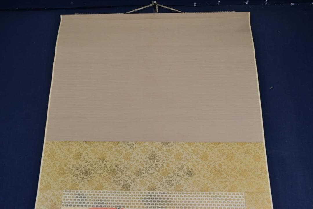 【真作】長井介浦/紅葉にキジ図/雉/雉子図/掛軸/名家伝来/AA-765