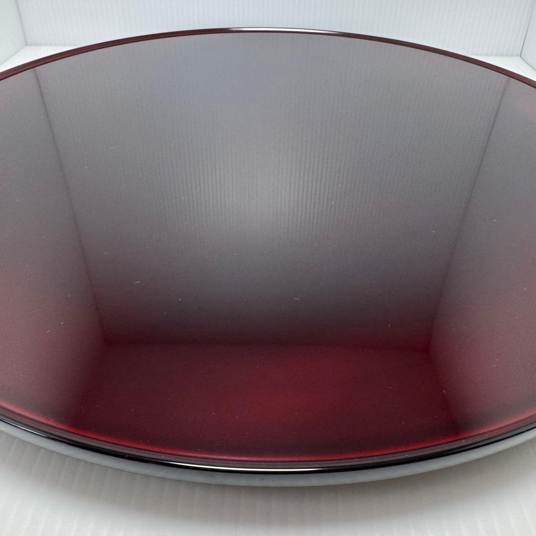 新品 輪島塗 慶塚 慶塚漆器 盛器 菓子器 器 漆器 漆 丸型 赤茶 箱 説明書