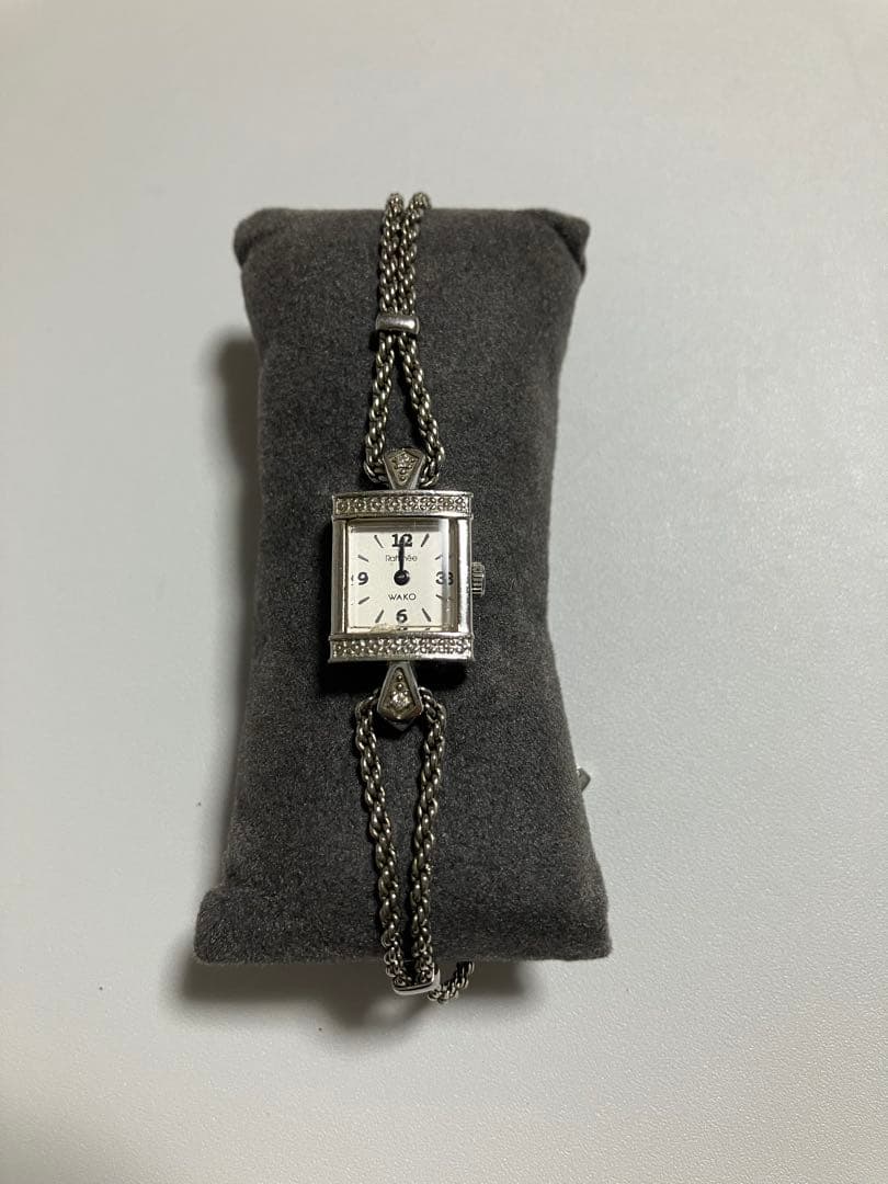 銀座和光　WAKO ブレスレットウオッチ　電池交換済　箱あり
