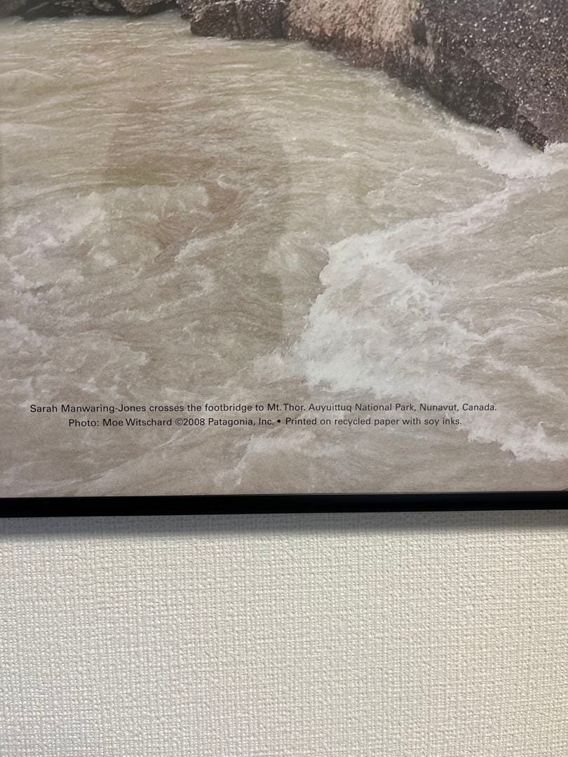 激レア　パタゴニア大型ポスター① 2008年 W 610mmX H914mm