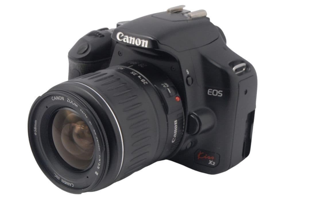 Canon Kiss X2★一眼レフカメラおまけ付きですレンズ付でお得★入門機★