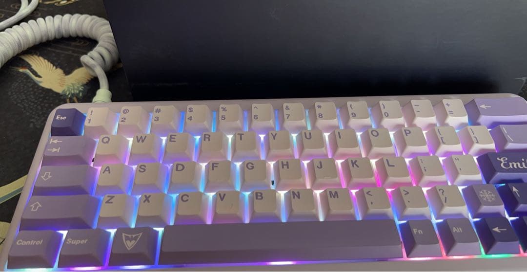 xr60 紫 赤軸　LEDバックライト