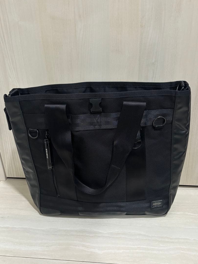 ✨未使用級✨ PORTER HEAT ヒート トートバッグ ブラック　ポーター
