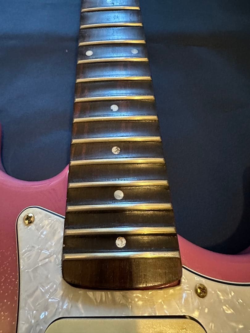 ジプシーローズ ピンク エレキギター シングルコイル