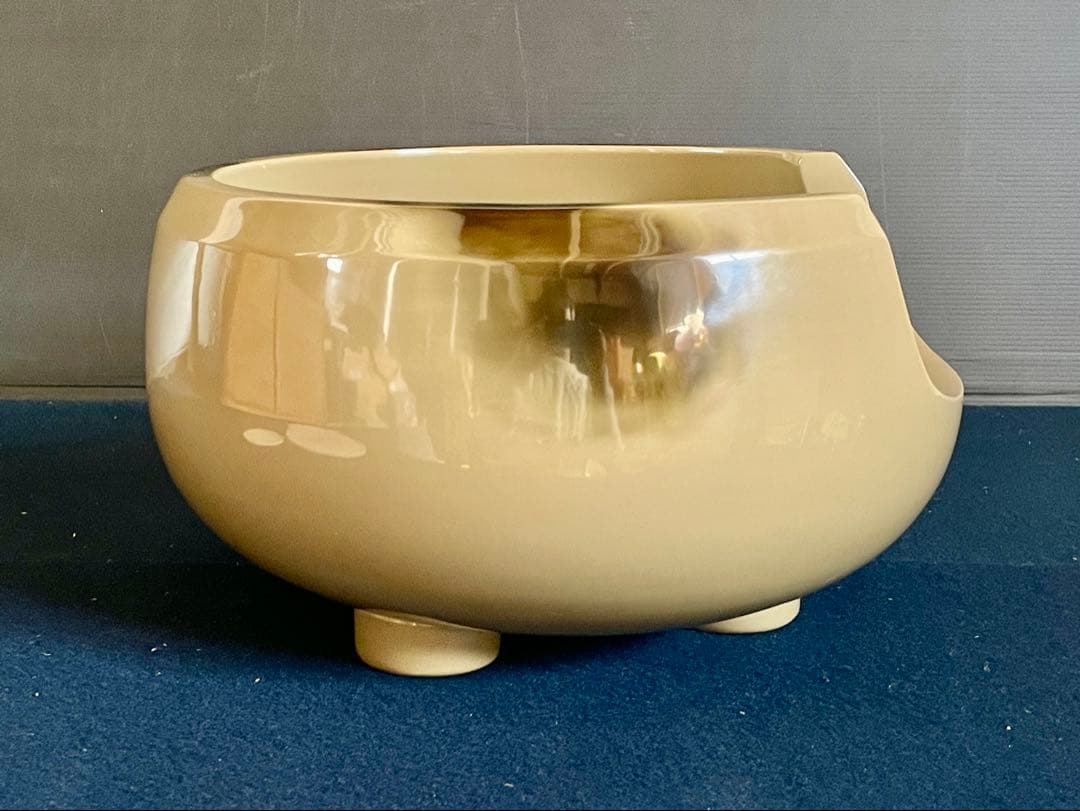 割引‼️「祖」 雲華焼 道安風炉 崇雲作 底瓦 前瓦 尺二寸 茶道具（1030あ）