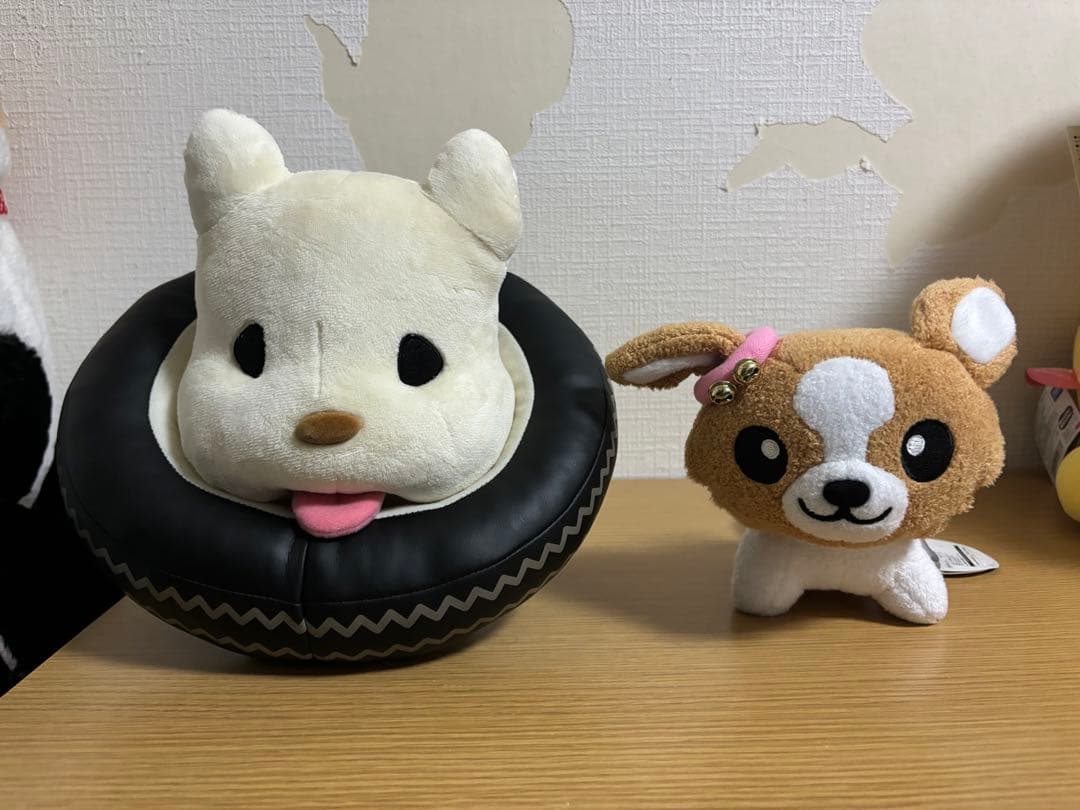 トホホな犬　ぬいぐるみ　Lサイズ　シャポンコ　　ぬいぐるみ　2点