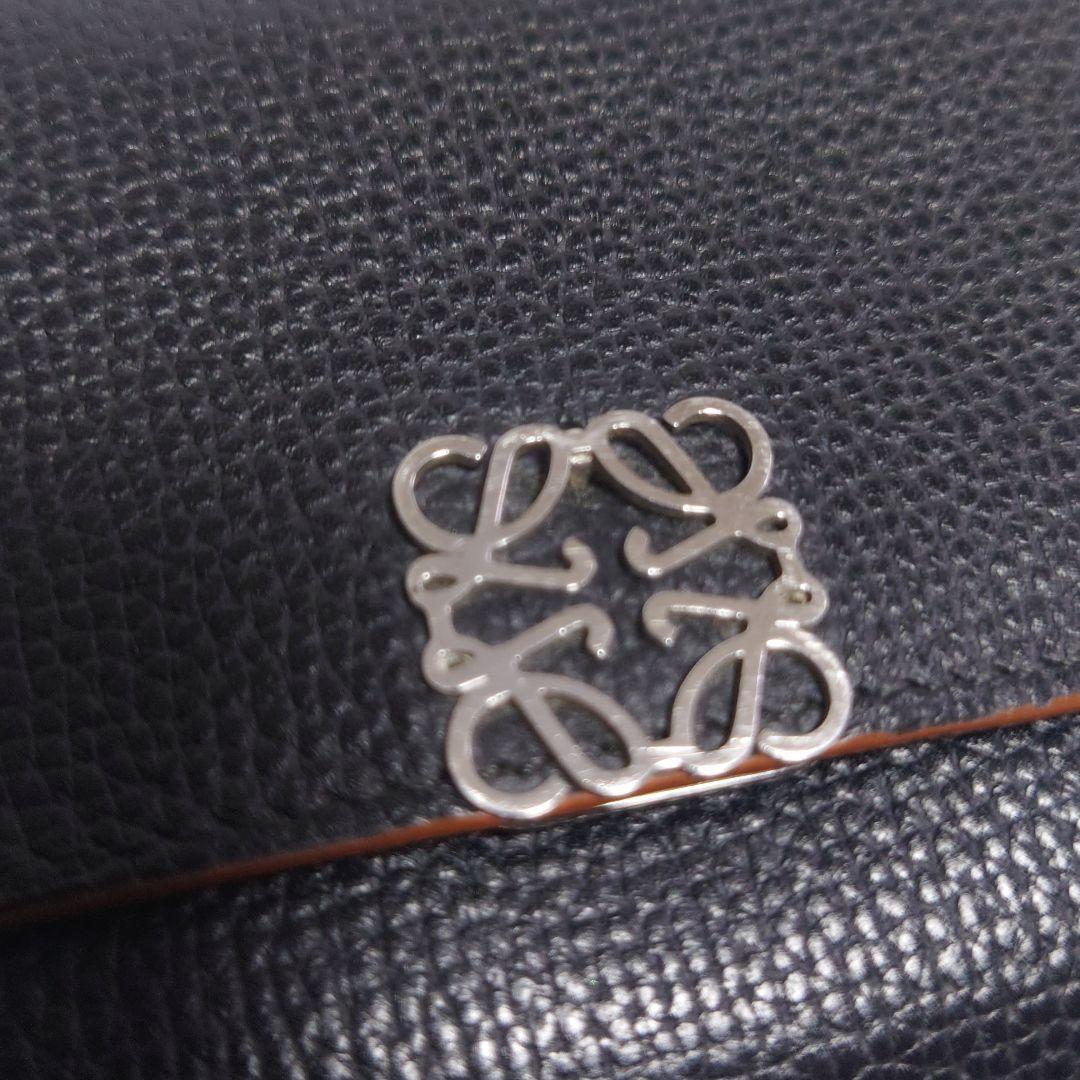専用ページ✨️新春SALE✨️　LOEWE　レザー　三つ折り財布　ブラック